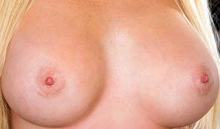 Small tits closeup photo